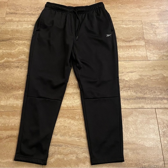 Reebok Size L Black Activewear Mens Elastic/Tie Pockets - Picture 1 of 11